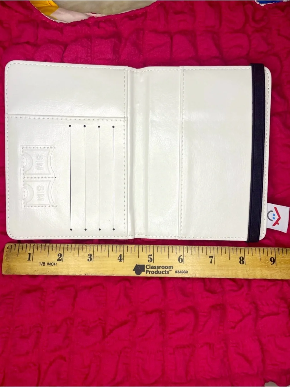 Sanrio Passport Wallet with Kuromi Cute Character Patches